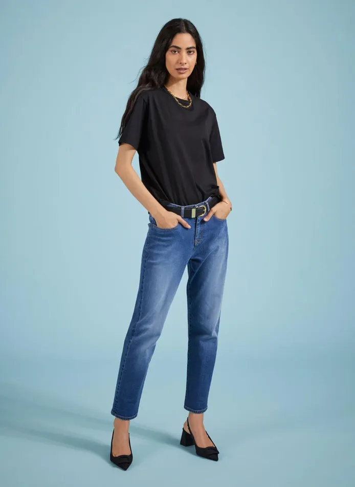Baukjen BronteRegenerativeCottonTee Caviar Black Clothing