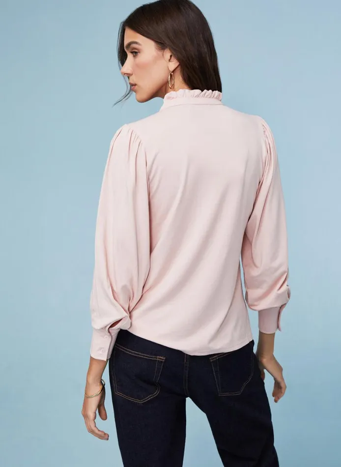 Baukjen ImkenLong Sleeve Blouse Powder Pink Clothing