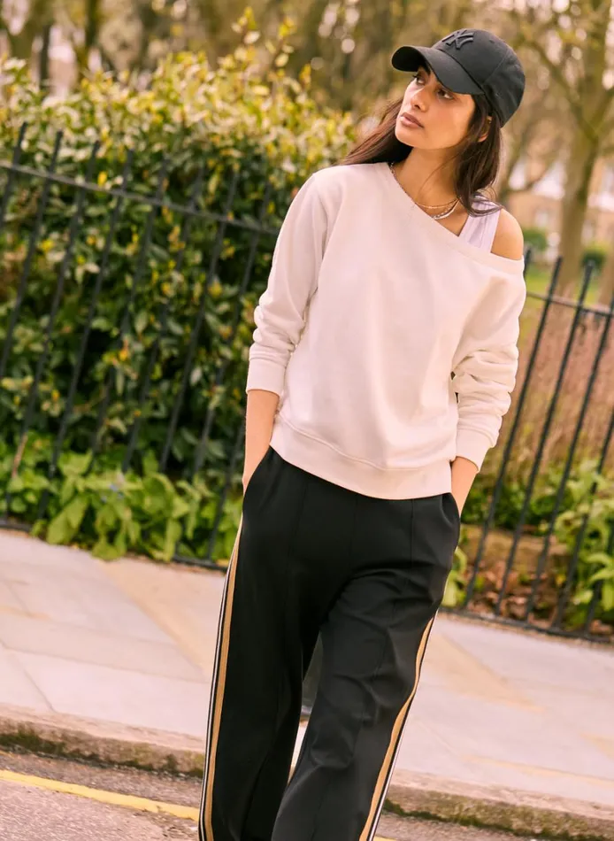 Baukjen Marjorie Trousers Camel Stripe Clothing