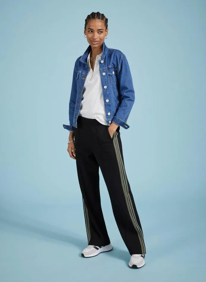 Baukjen Marjorie Trousers Caviar Black and Khaki Clothing