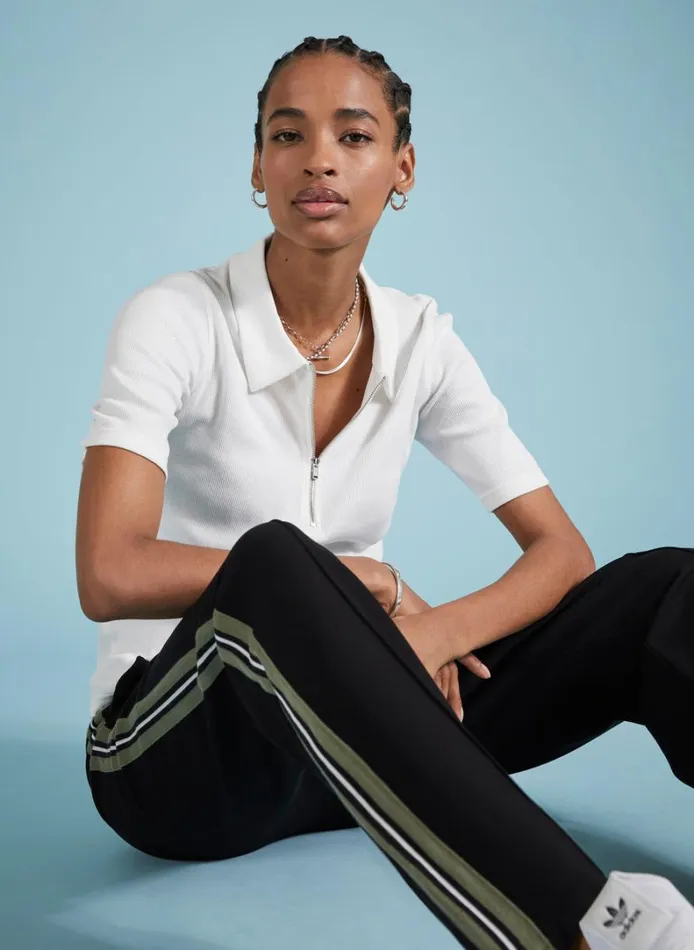 Baukjen Marjorie Trousers Caviar Black and Khaki Clothing