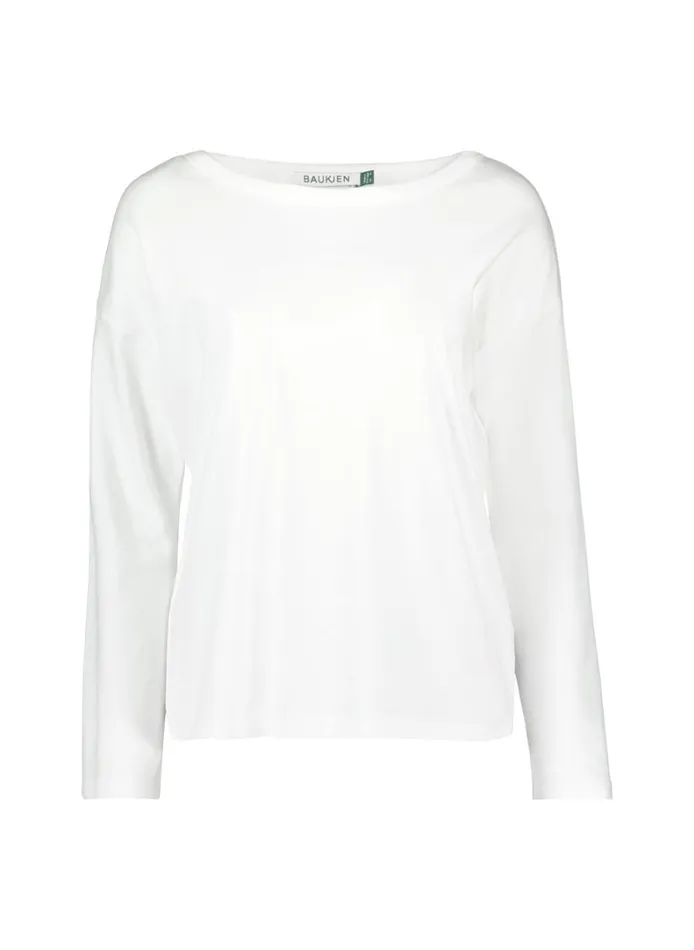 Baukjen Montrose Organic Cotton RelaxedTop Pure White Clothing