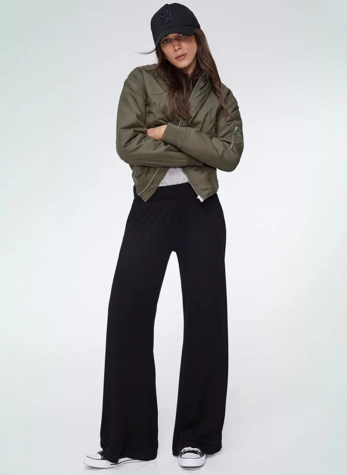 Baukjen PalazzoTrousers Caviar Black Clothing