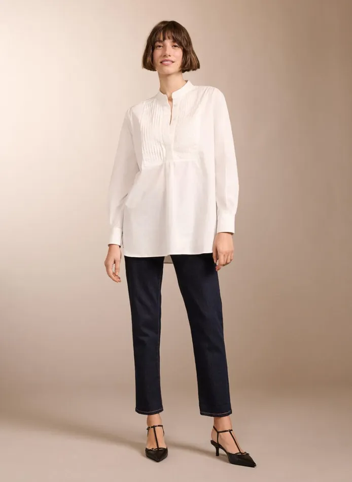 Baukjen Tess OrganicShirt Pure White Clothing