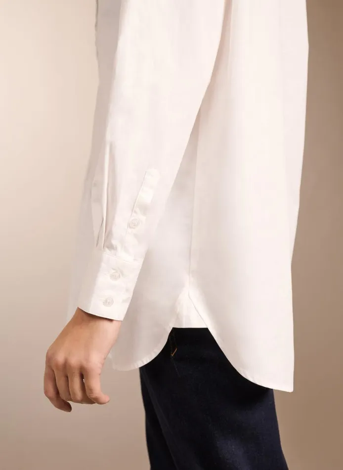 Baukjen Tess OrganicShirt Pure White Clothing