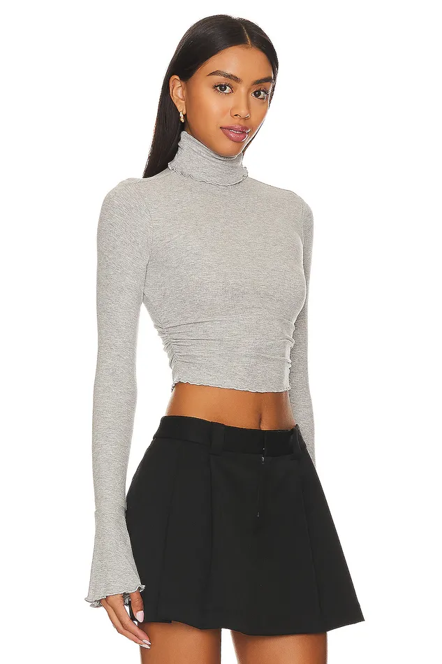 Belen Top Heather Grey Women Lovers and Friends Tops Belen Top Heather Grey Women Lovers and Friends Tops