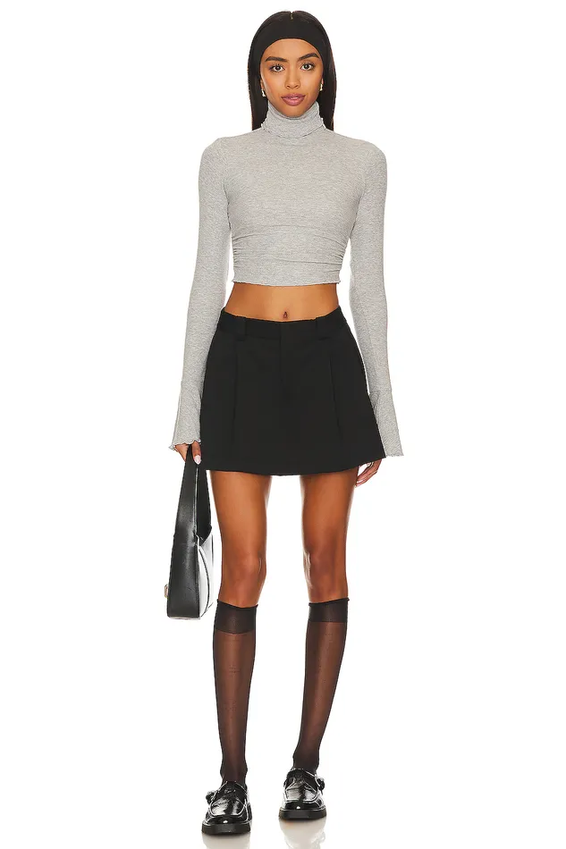 Belen Top Heather Grey Women Lovers and Friends Tops Belen Top Heather Grey Women Lovers and Friends Tops