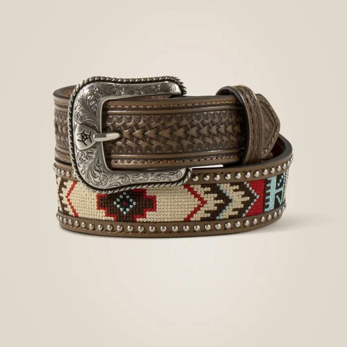 Belts Kids Ariat Southwest Stitch Multi Belt Tan
