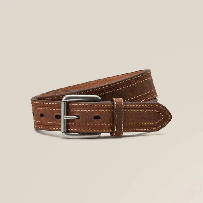 Belts Men Ariat Thick Stripe Belt Brown