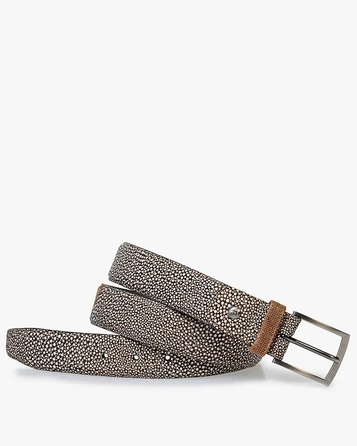 Belts Men Floris Van Bommel De Belter 2463 Printedleather