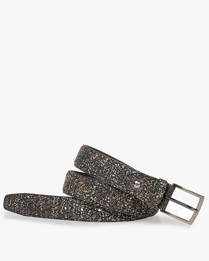Belts Men Floris Van Bommel De Belter 3292 Printedleather