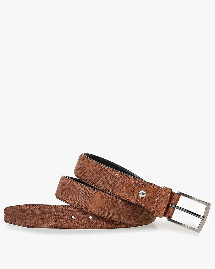 Belts Men Floris Van Bommel De Belter 4235 Printedleather
