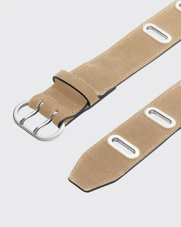 Belts River Suede Belt Light Sand rag and bone Women
