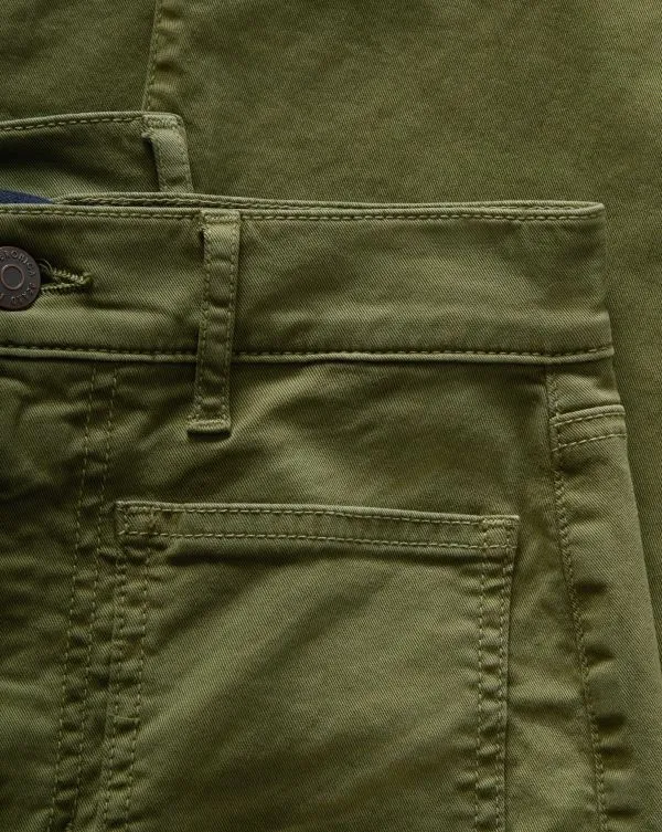 Beverly PatchPocket SkinnyFlare Twill Pant Army Women Veronica Beard Jeans