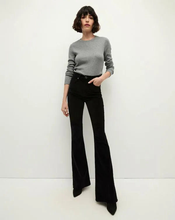 Beverly Velvet SkinnyFlare Pant Black Women Veronica Beard Jeans