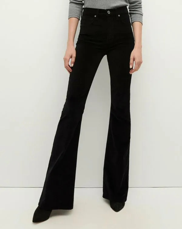 Beverly Velvet SkinnyFlare Pant Black Women Veronica Beard Jeans Beverly Velvet SkinnyFlare Pant Black Women Veronica Beard Jeans