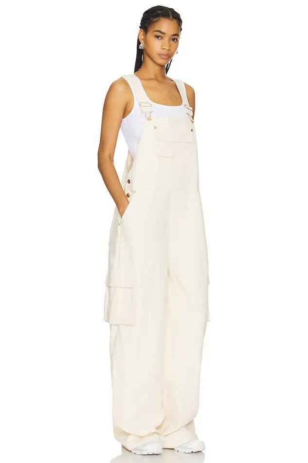 Birdie Overalls Jumpsuit Ivory Women Lovers and Friends Jumpsuits Birdie Overalls Jumpsuit Ivory Women Lovers and Friends Jumpsuits
