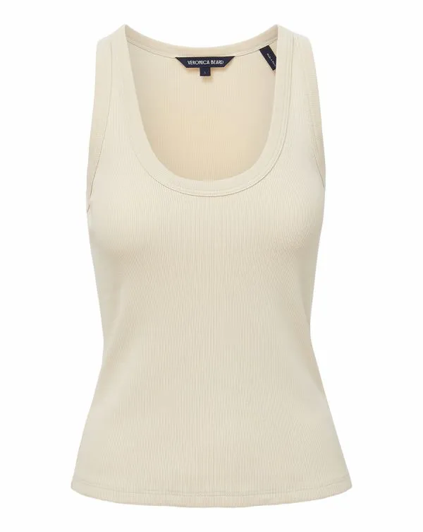 Birke Scoopneck Tank Top Limestone Women Veronica Beard Tops Birke Scoopneck Tank Top Limestone Women Veronica Beard Tops