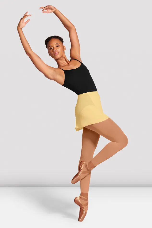 Bloch Basics Adult Ladies Vera Wrap Ballet Skirt Sunshine
