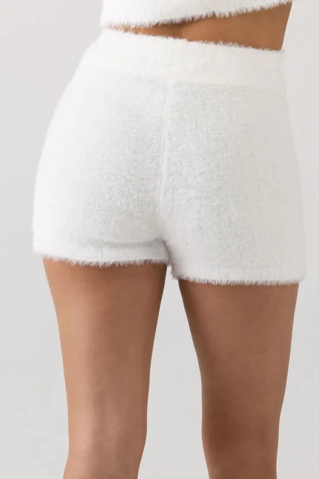 Bloch Bloch Eyelash Knit Short Cream Adult Shorts Bloch Bloch Eyelash Knit Short Cream Adult Shorts