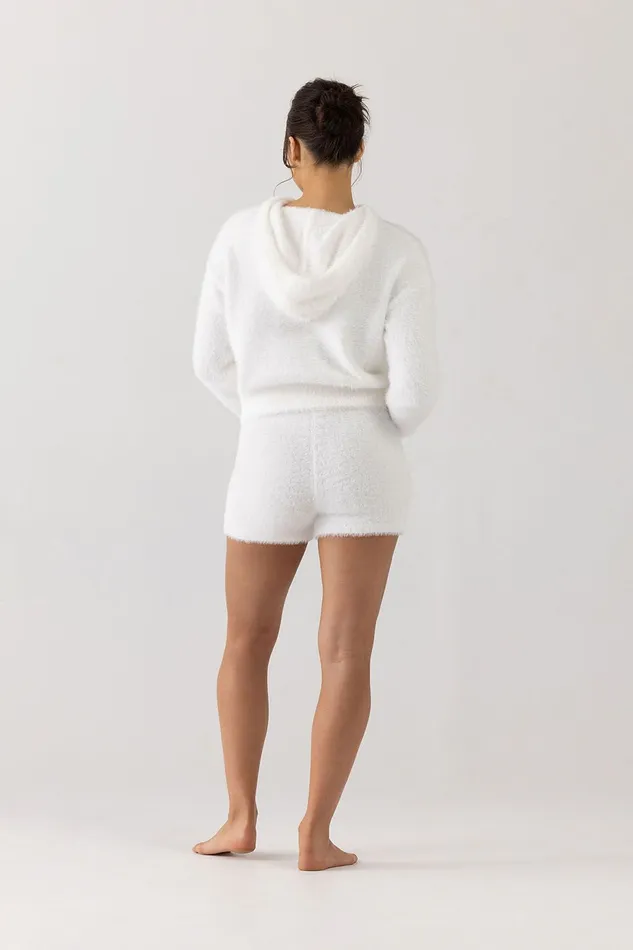Bloch Bloch Eyelash Knit Short Cream Adult Shorts Bloch Bloch Eyelash Knit Short Cream Adult Shorts