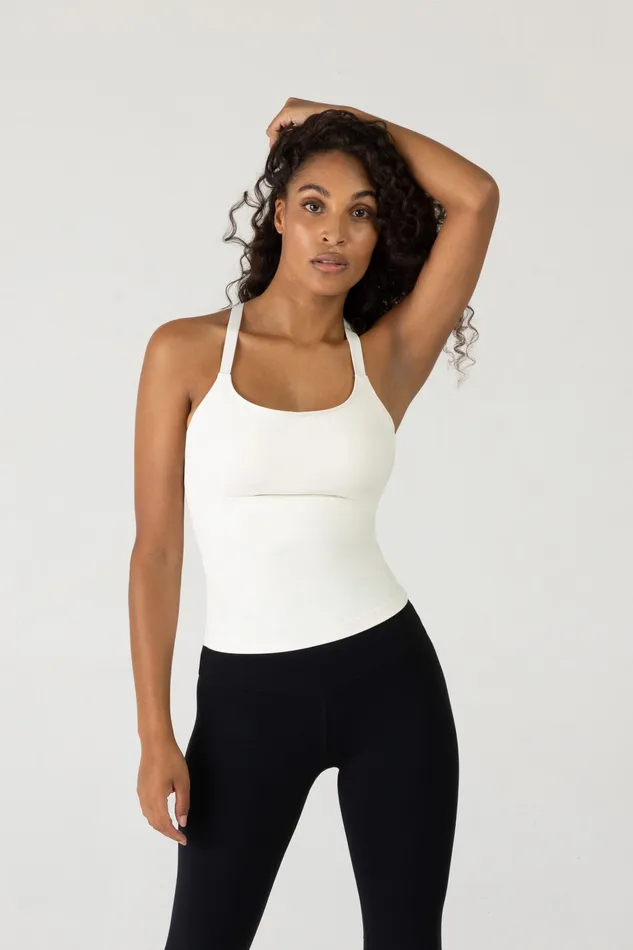Bloch Bloch Revive Camisole Top Off White Adult Tops