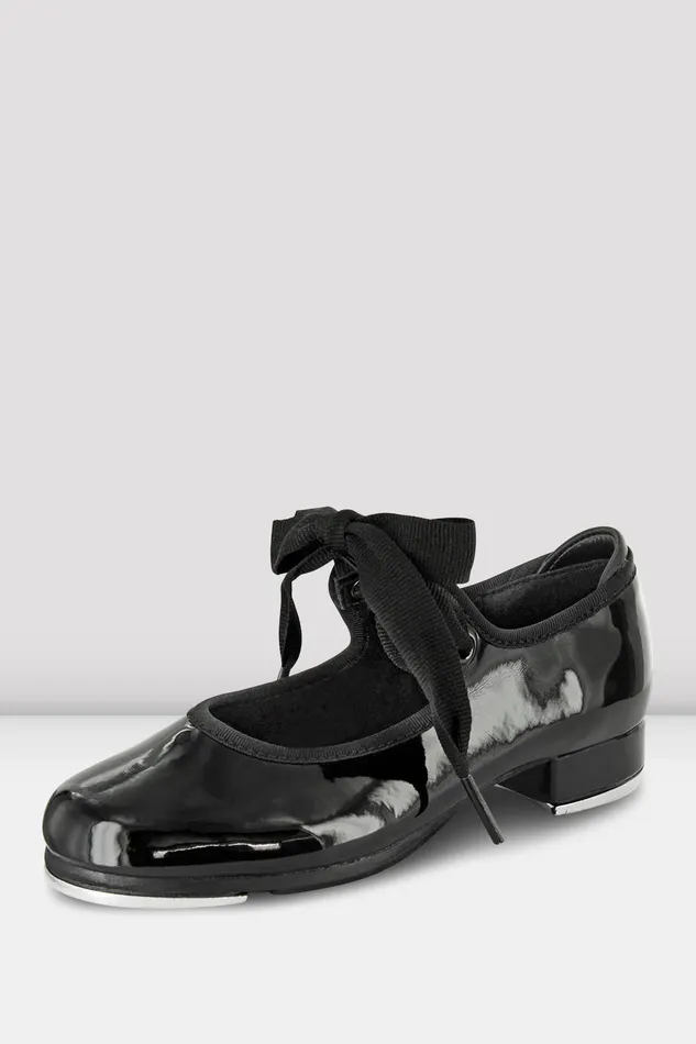 Bloch Childrens Annie Tyette Tap Shoes Patent Black Children Tap