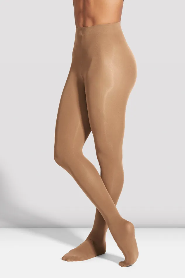 Bloch Girls Footed Tights Tan Accessories Tights