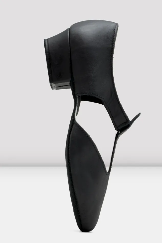 Bloch Ladies Grecian Sandal Teaching Shoes Black Leather Adult Teaching