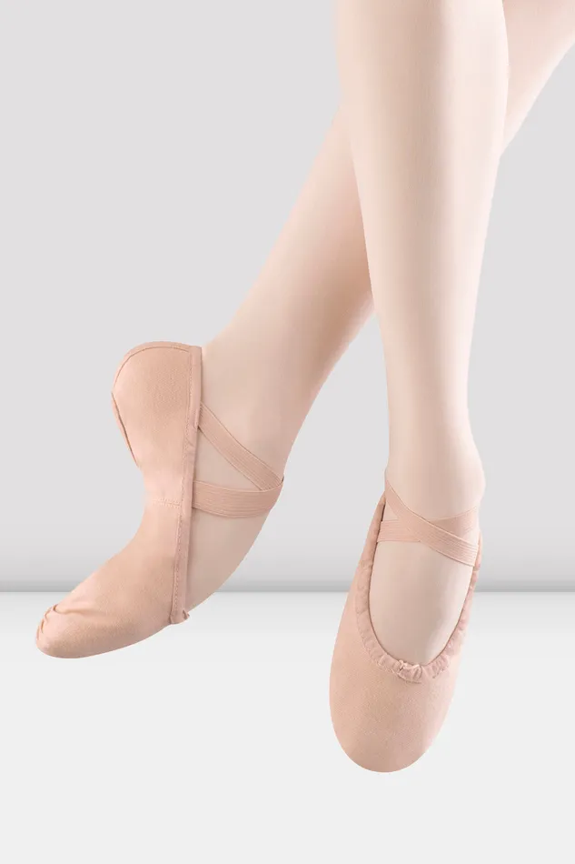 Bloch Ladies Pump Canvas Ballet Shoes Pink Canvas Adult Ballet