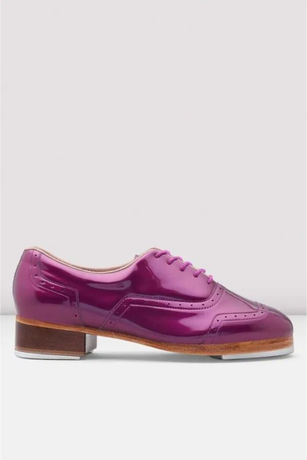 Bloch Mens Jason Samuels Smith Patent Tap Shoes Metallic Purple Adult Tap