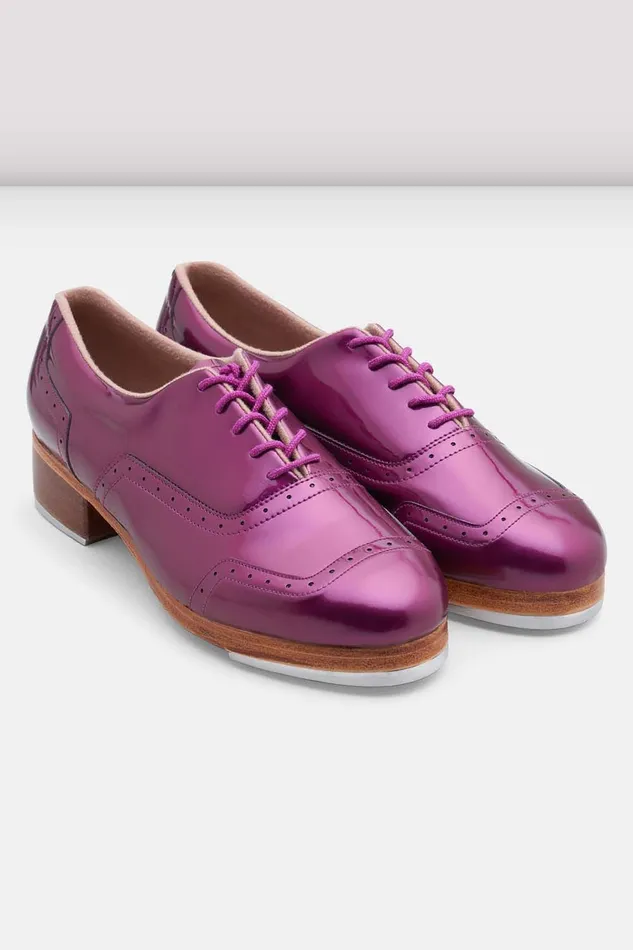 Bloch Mens Jason Samuels Smith Patent Tap Shoes Metallic Purple Adult Tap