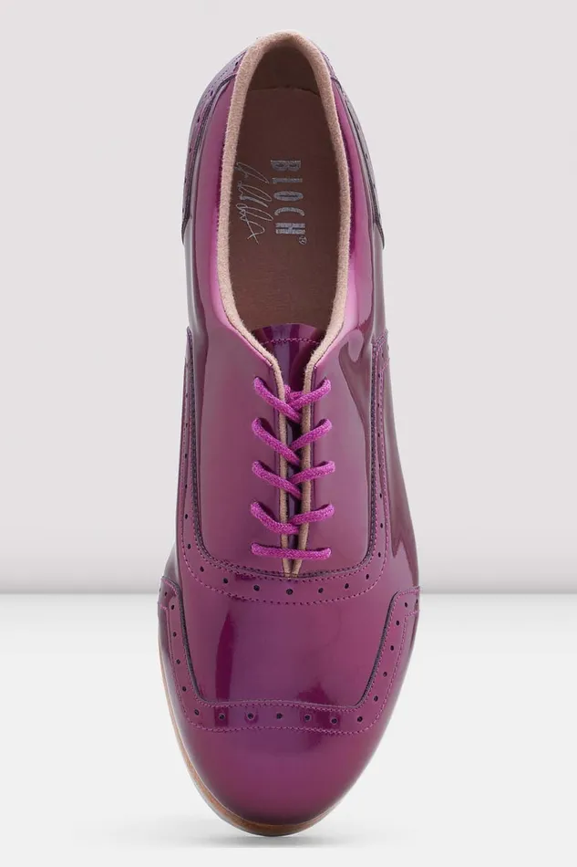 Bloch Mens Jason Samuels Smith Patent Tap Shoes Metallic Purple Adult Tap