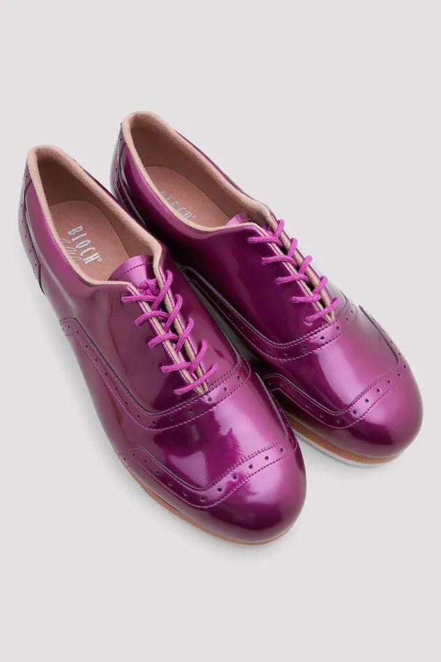 Bloch Mens Jason Samuels Smith Patent Tap Shoes Metallic Purple Adult Tap