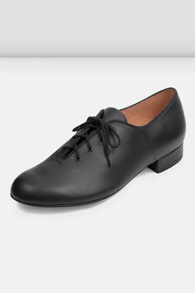 Bloch Mens Jazz Oxford Character Shoes With Leather Sole Black Leather Adult Mens Bloch Mens Jazz Oxford Character Shoes With Leather Sole Black Leather Adult Mens