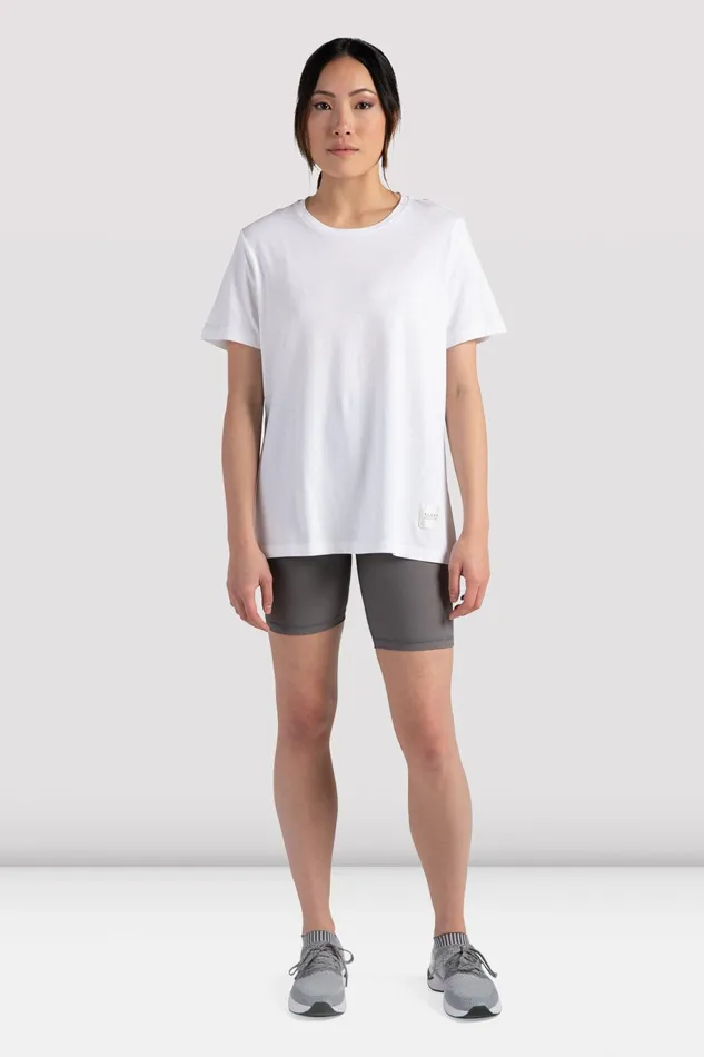 Bloch OffDuty Longline Tee White Adult Tops
