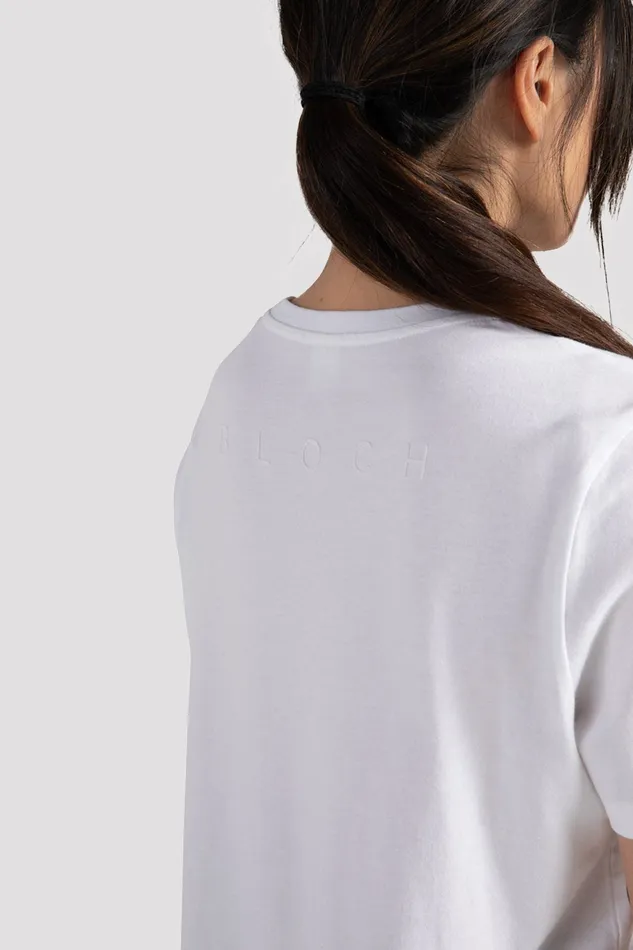 Bloch OffDuty Longline Tee White Adult Tops