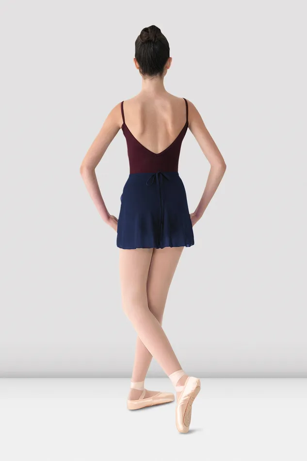 Bloch Skirts and Tutus Adult Ladies Mirella Georgette Wrap Skirt Navy