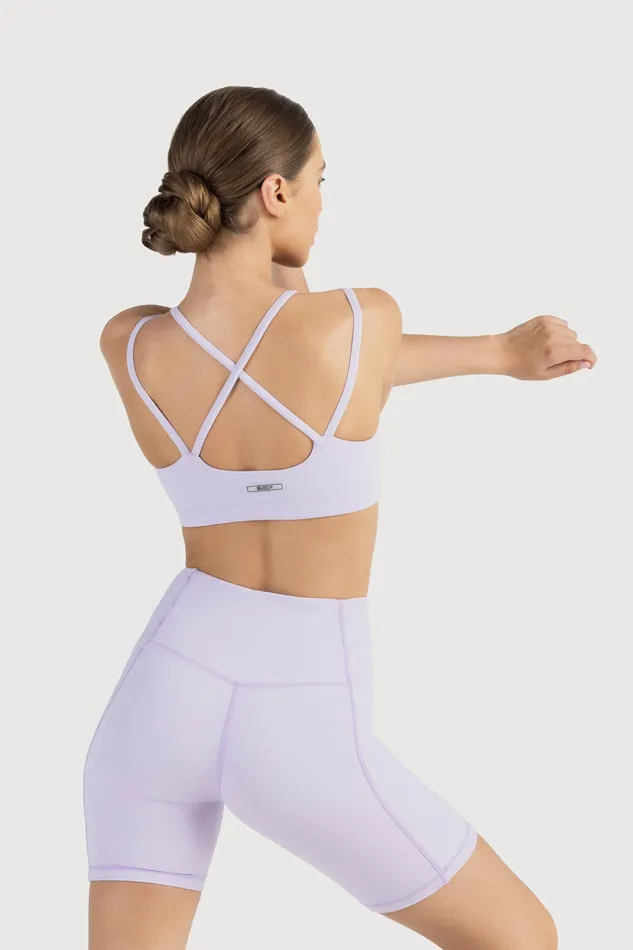 Bloch Technique 7 Inch Rib Panel Short Dreamscape Shorts Bloch Adult