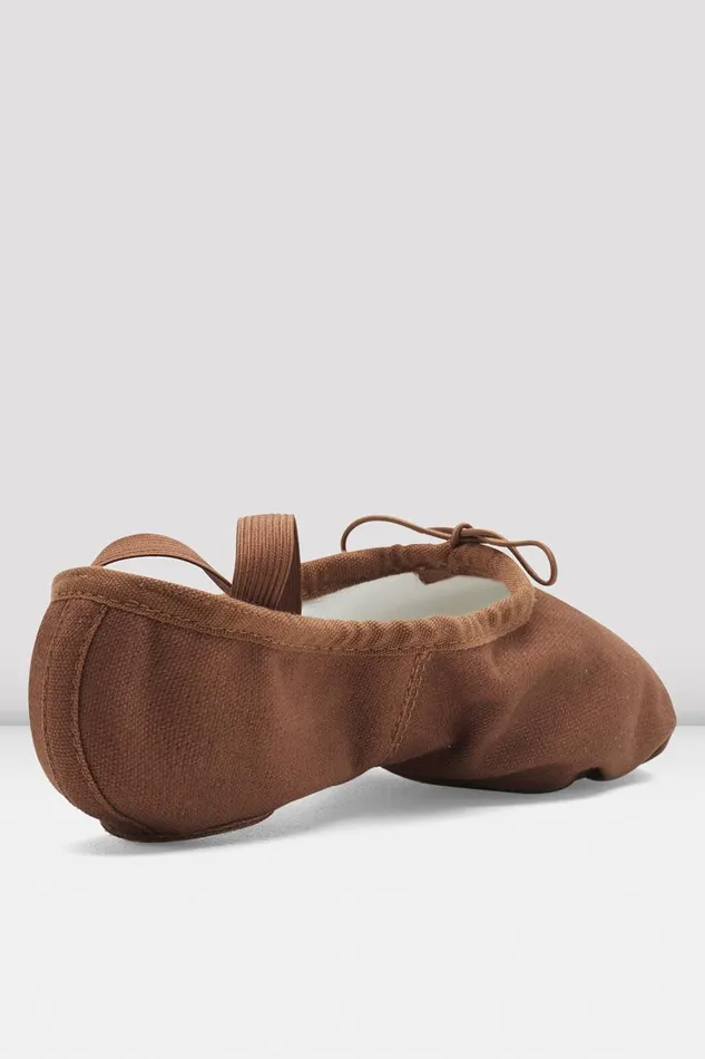 Bloch Tonal Footwear Adult Mens Pump Canvas Ballet Shoes Cocoa Canvas