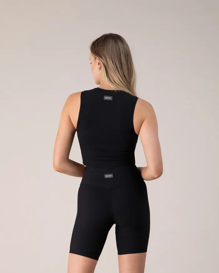 Bloch Tops Adult Blochrib Tank Ebony Bloch Tops Adult Blochrib Tank Ebony