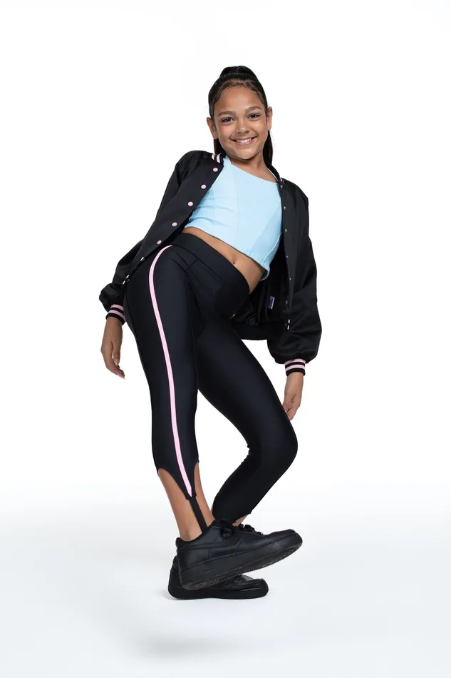 Bloch X Flo Active Chelsea Stirrup Pant Black Pants and Leggings Bloch Children Bloch X Flo Active Chelsea Stirrup Pant Black Pants and Leggings Bloch Children