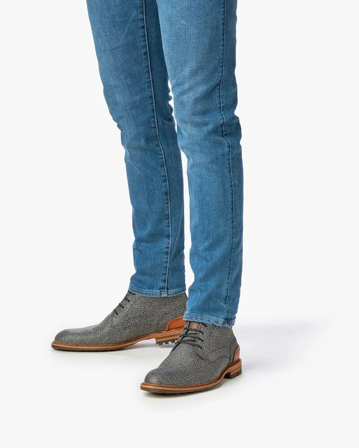 Boots Men Floris Van Bommel Crepi 1120 Printedleather