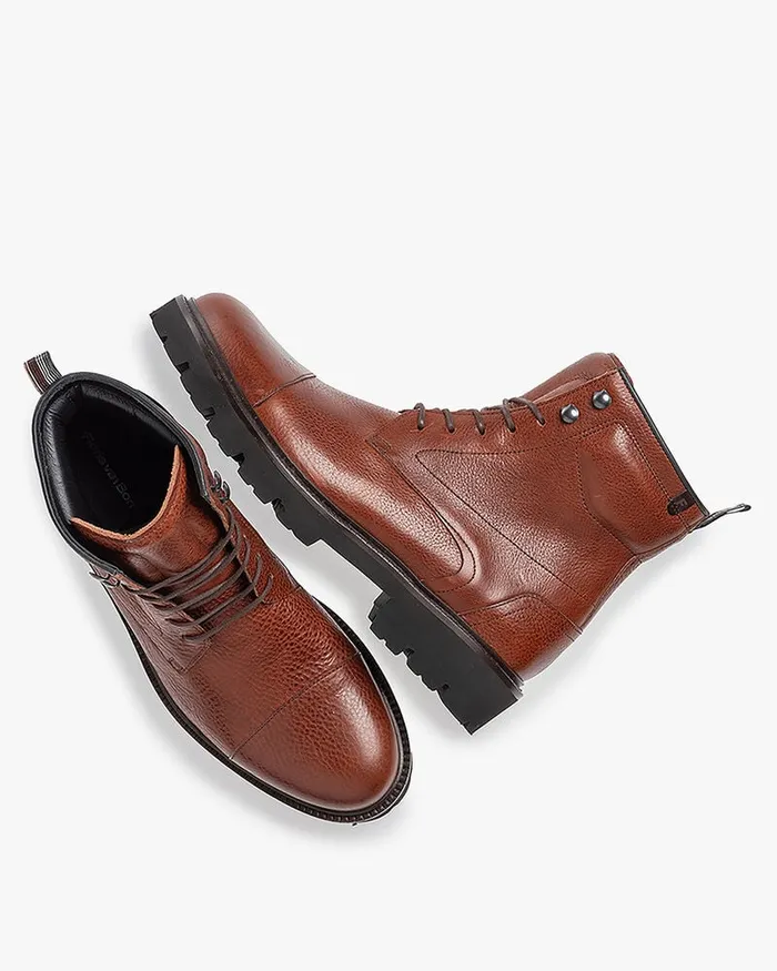 Boots Men Floris Van Bommel De Ribber 0202 Printedleather