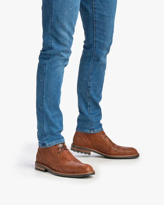 Boots Men Floris Van Bommel Rocki 0164 Printedleather