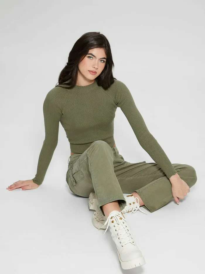 Bottoms Eco Sexy Cargo Pants Isle Wash 328243 GUESS Women