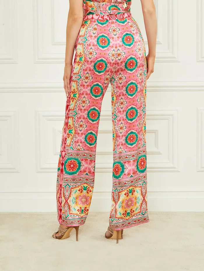 Bottoms GUESS Women Babylon Pant Babylon Blanket Print Bottoms GUESS Women Babylon Pant Babylon Blanket Print