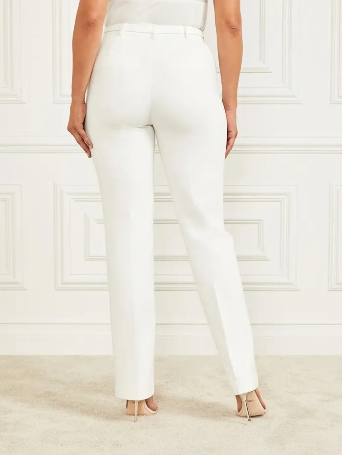Bottoms Women GUESS Harper Pant Pale Pearl Bottoms Women GUESS Harper Pant Pale Pearl