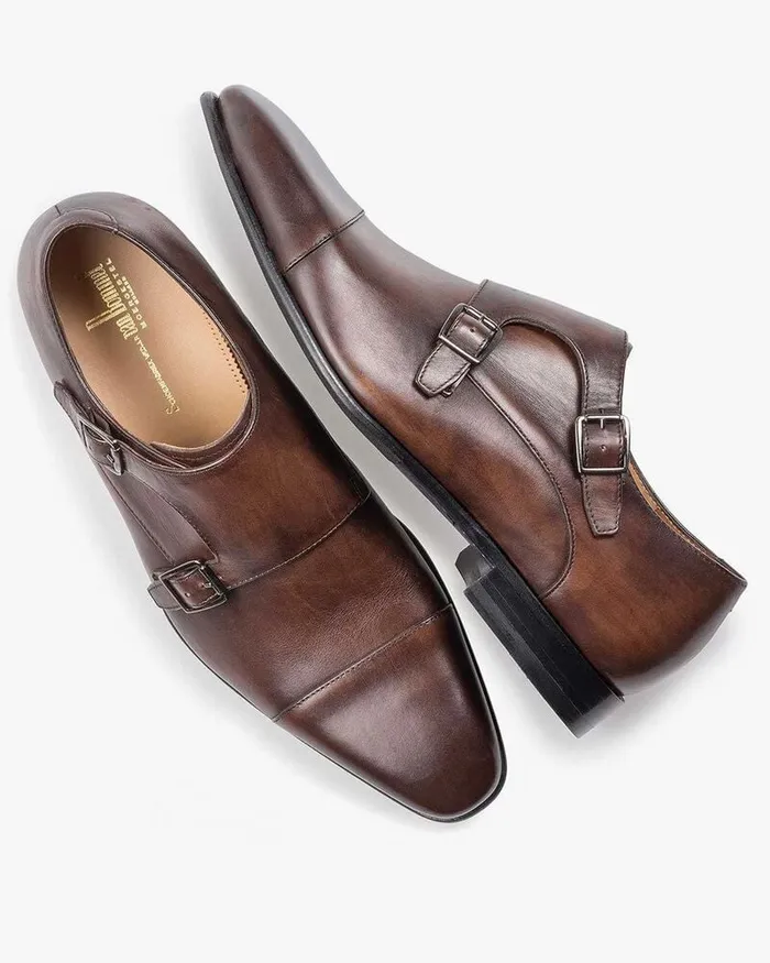 Buckle Shoes Men Floris Van Bommel Gira 0103 Calfleather