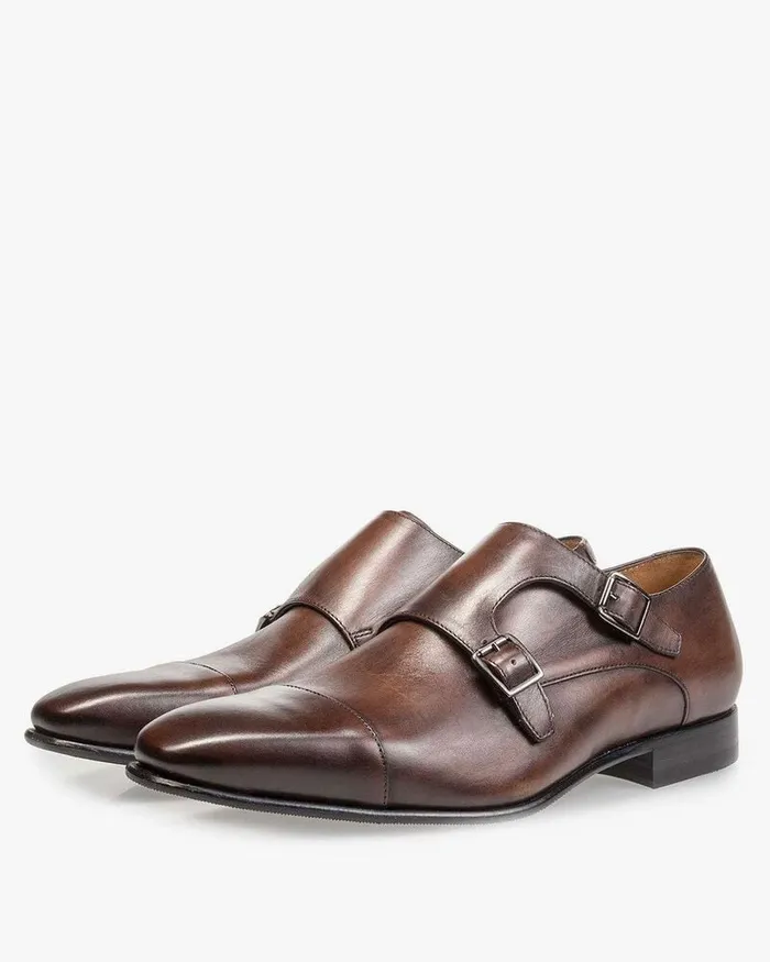Buckle Shoes Men Floris Van Bommel Gira 0103 Calfleather